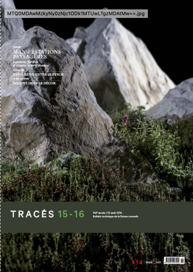 Tracés 15-16 Dossier “Manifestations paysagères”
